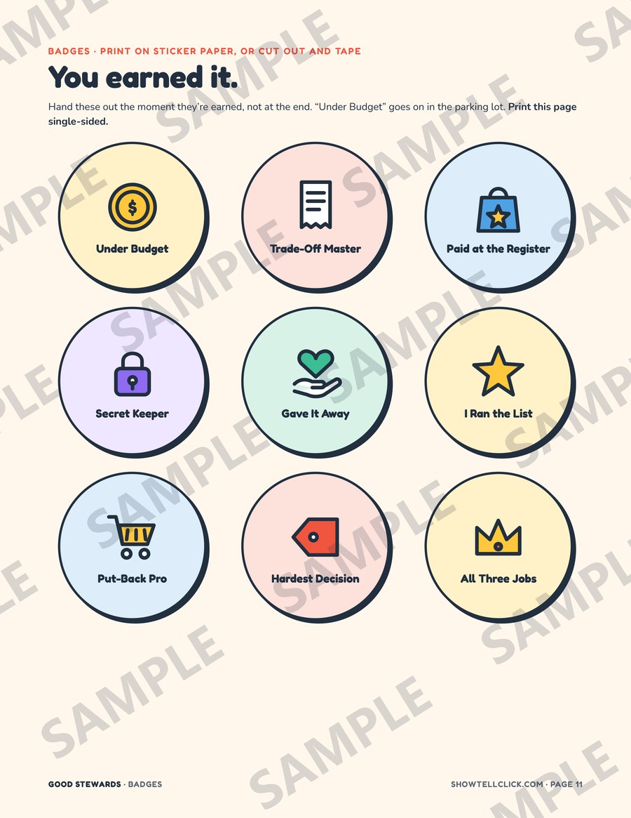 9 badges to earn